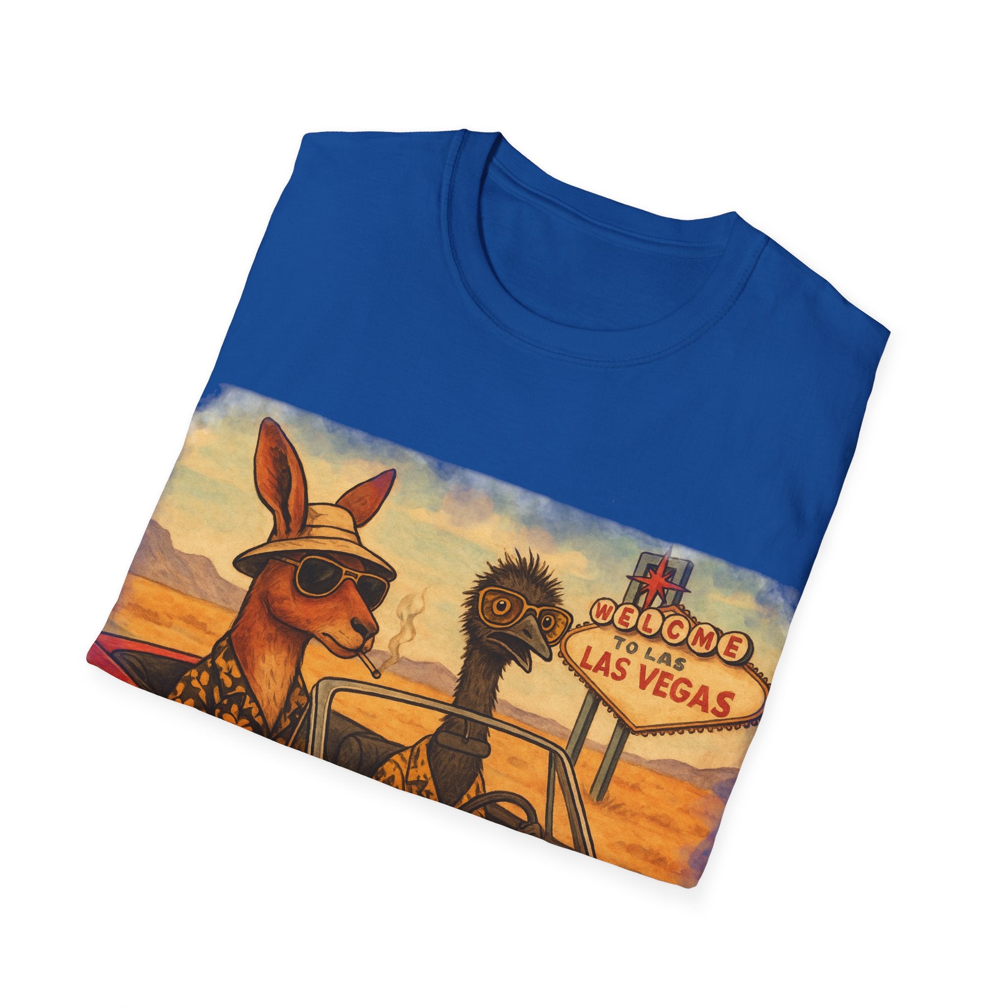 Fear and Loathing T-Shirt  Aussie Style with Kangaroo and Emu