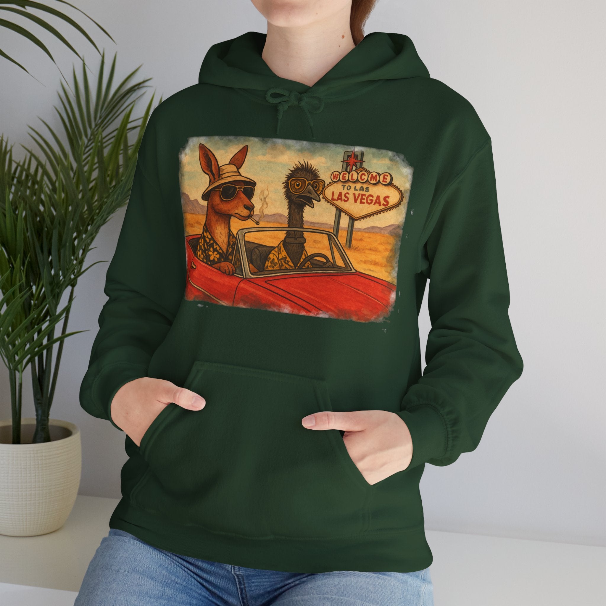 Fear and Loathing With Aussie Animals Hoodie