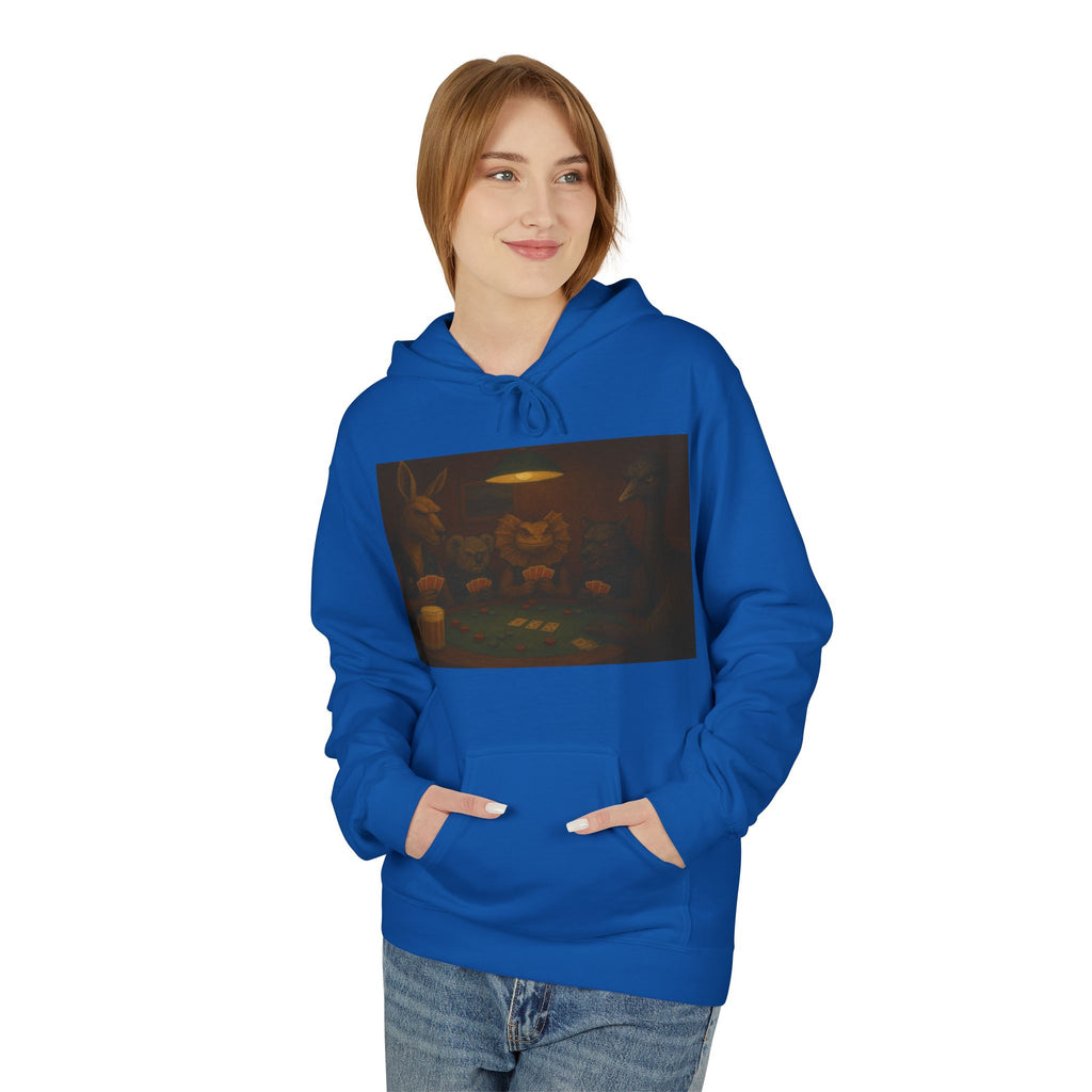 Australian Animals Playing Poker Hoodie