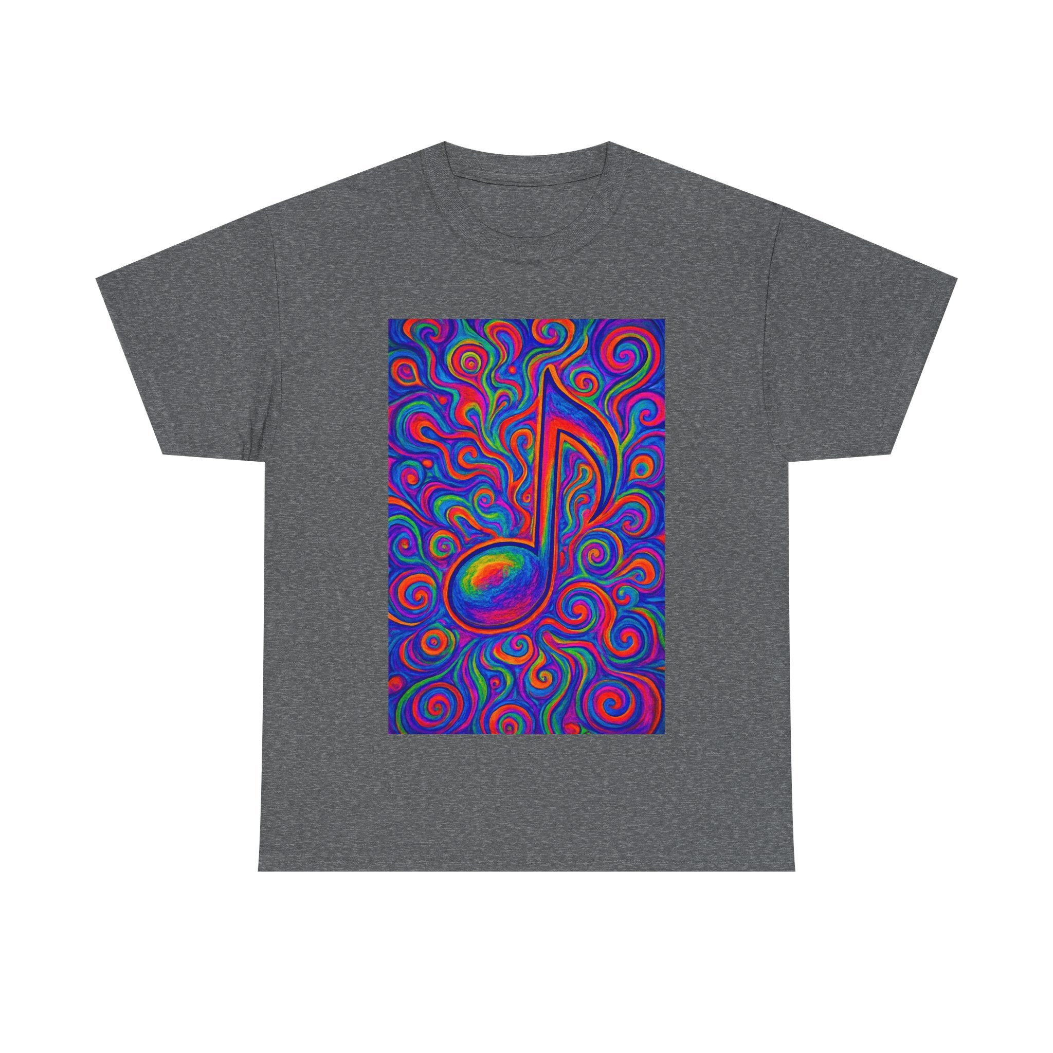 Psychedelic Music Note T-shirt