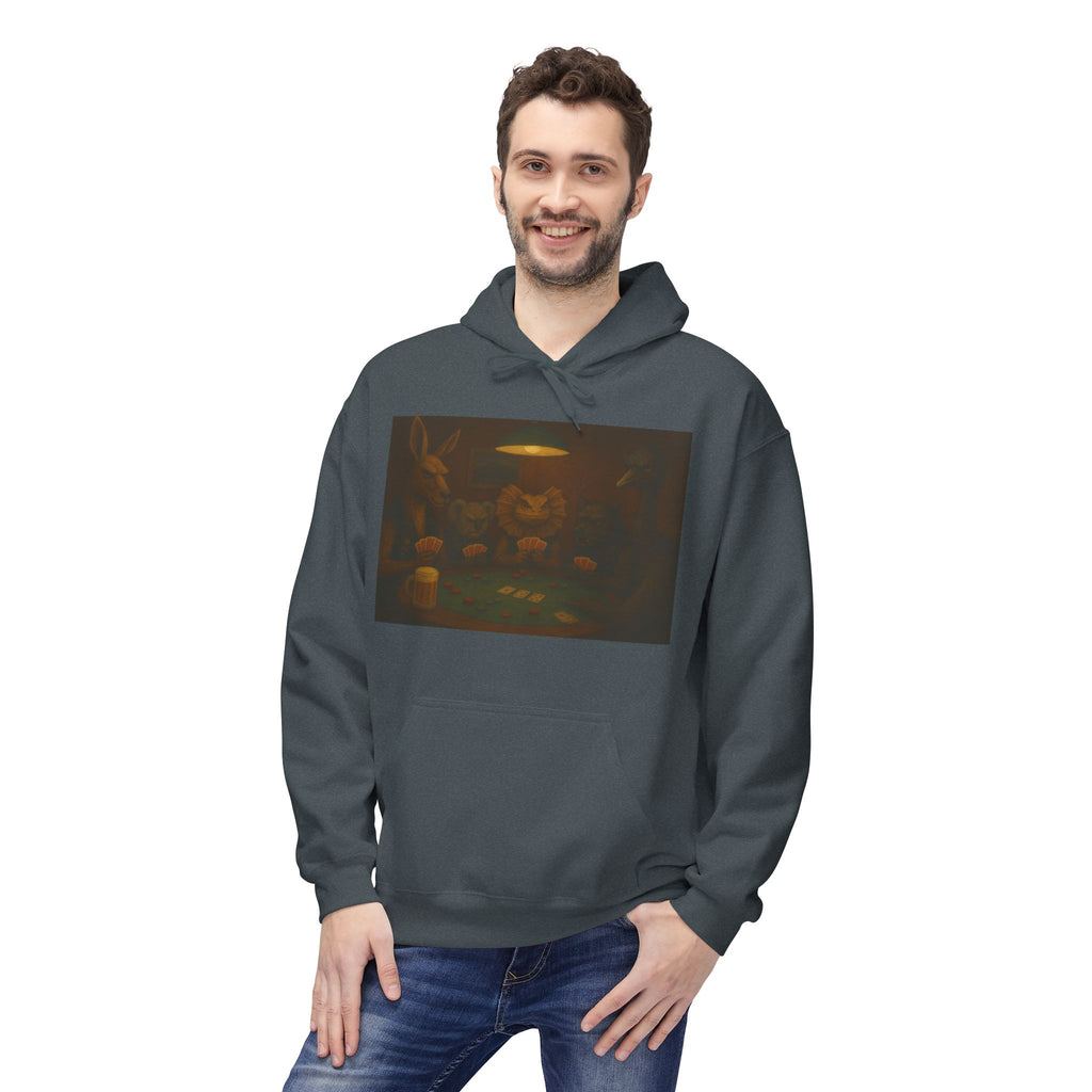 Australian Animals Playing Poker Hoodie