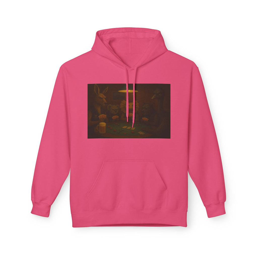 Australian Animals Playing Poker Hoodie