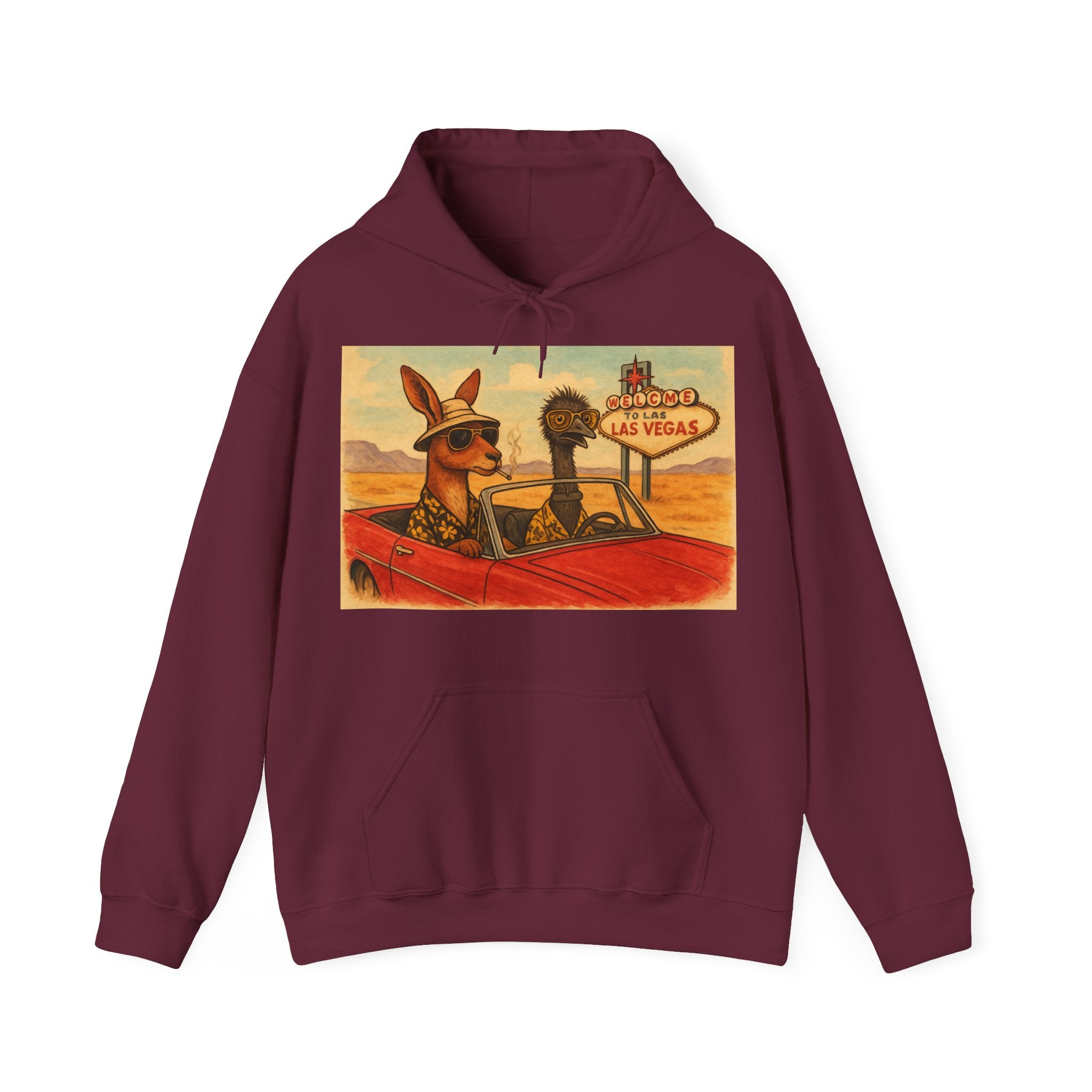 Fear and Loathing With Aussie Animals Hoodie