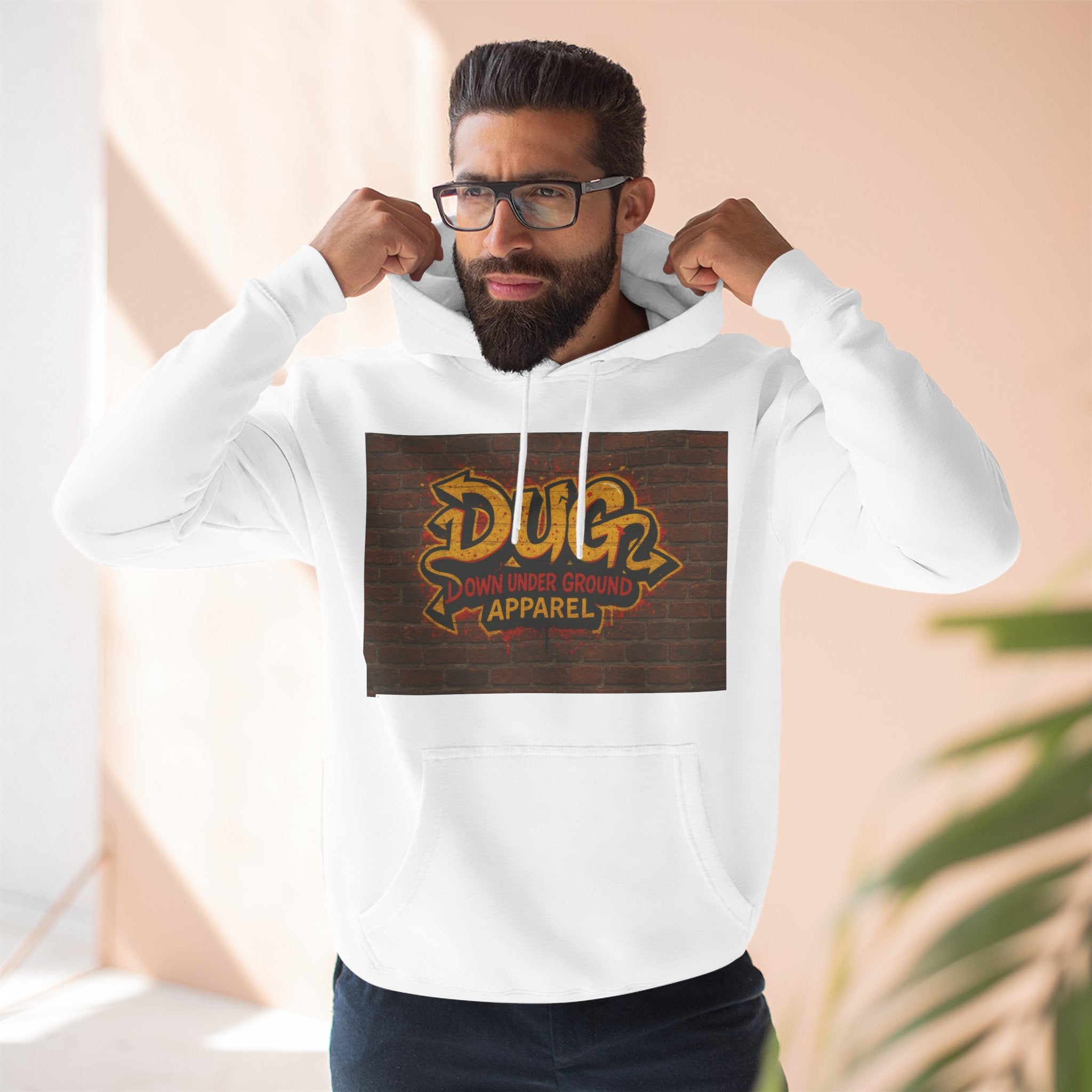 Down Under Ground Graffiti Hip Hop Hoodie