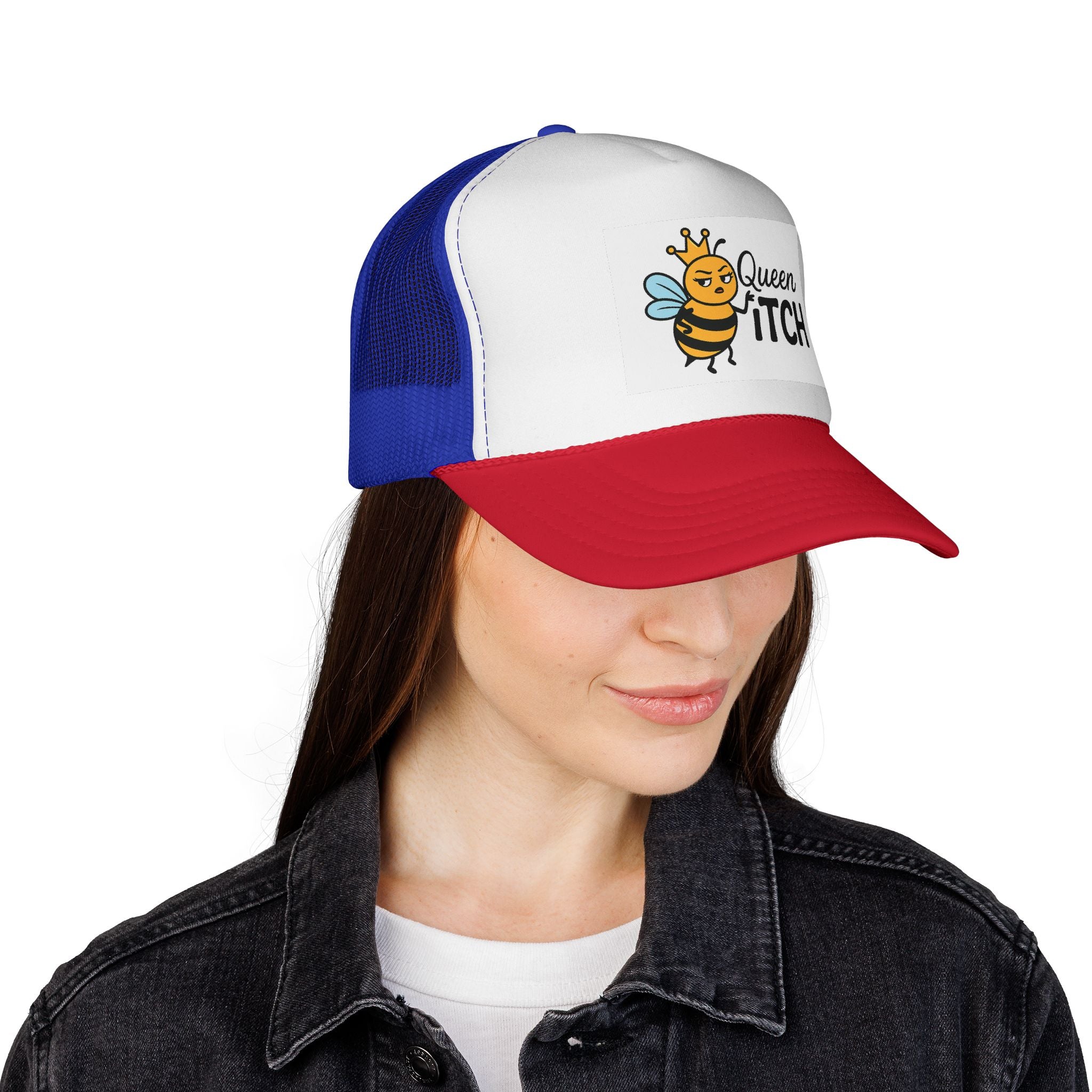 Boss Bitch Trucker Cap - Queen Bee- Itch