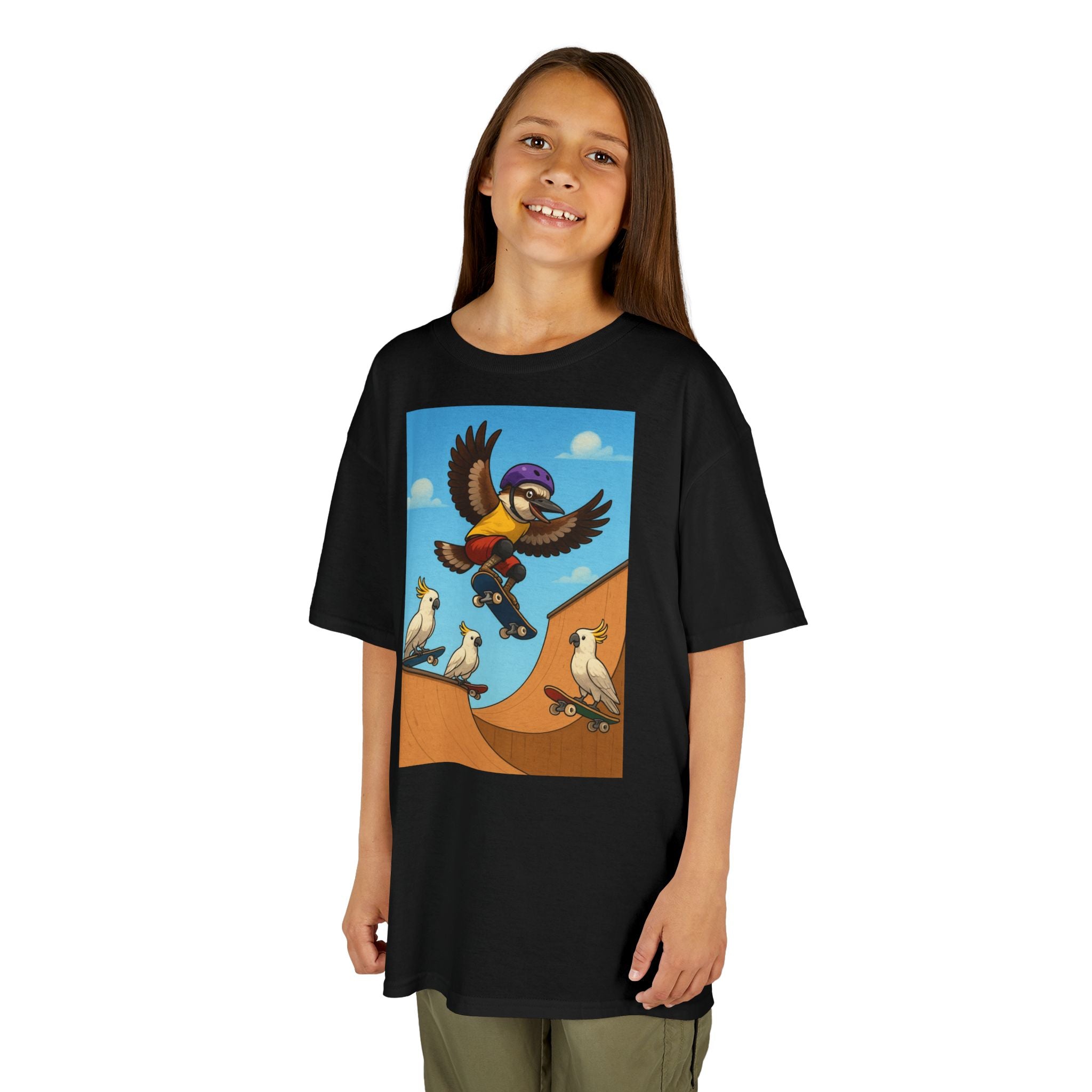 'Skating Kooka' - Kids T-shirt