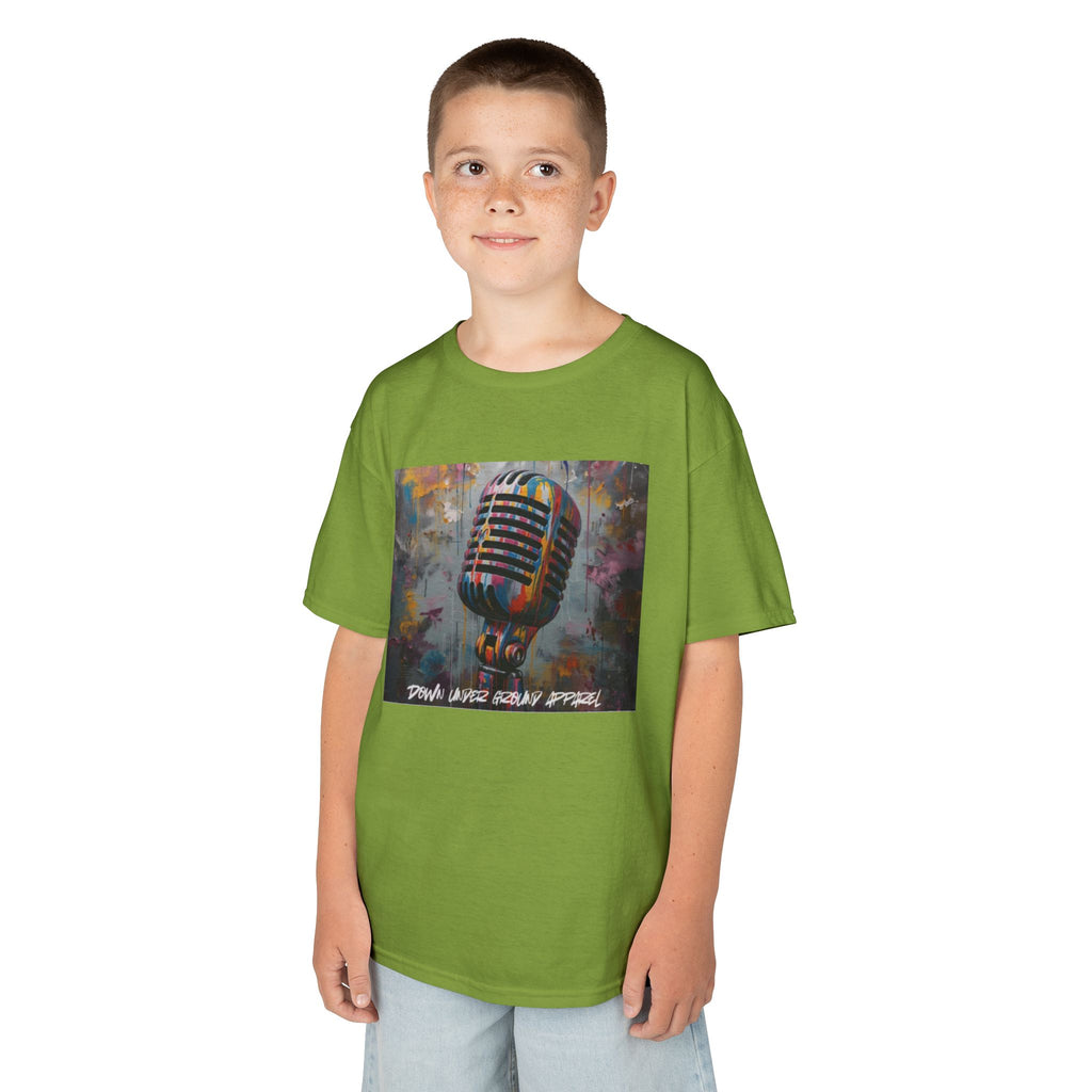 Colourful Microphone Kids T-shirt