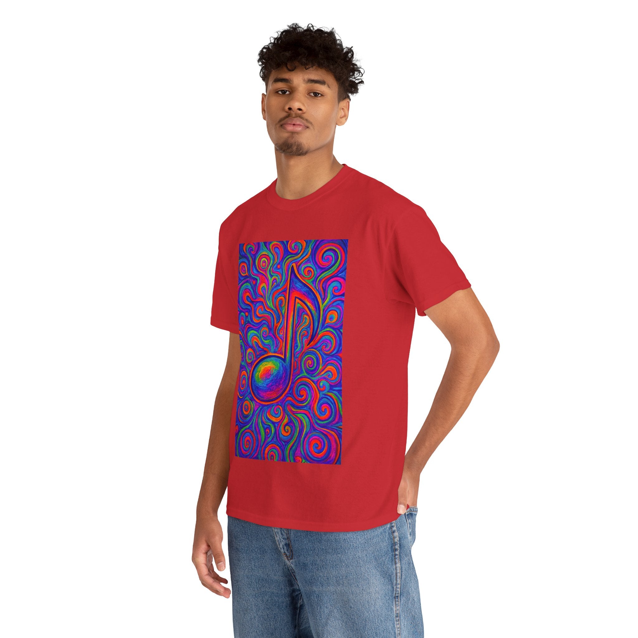 Psychedelic Music Note T-shirt