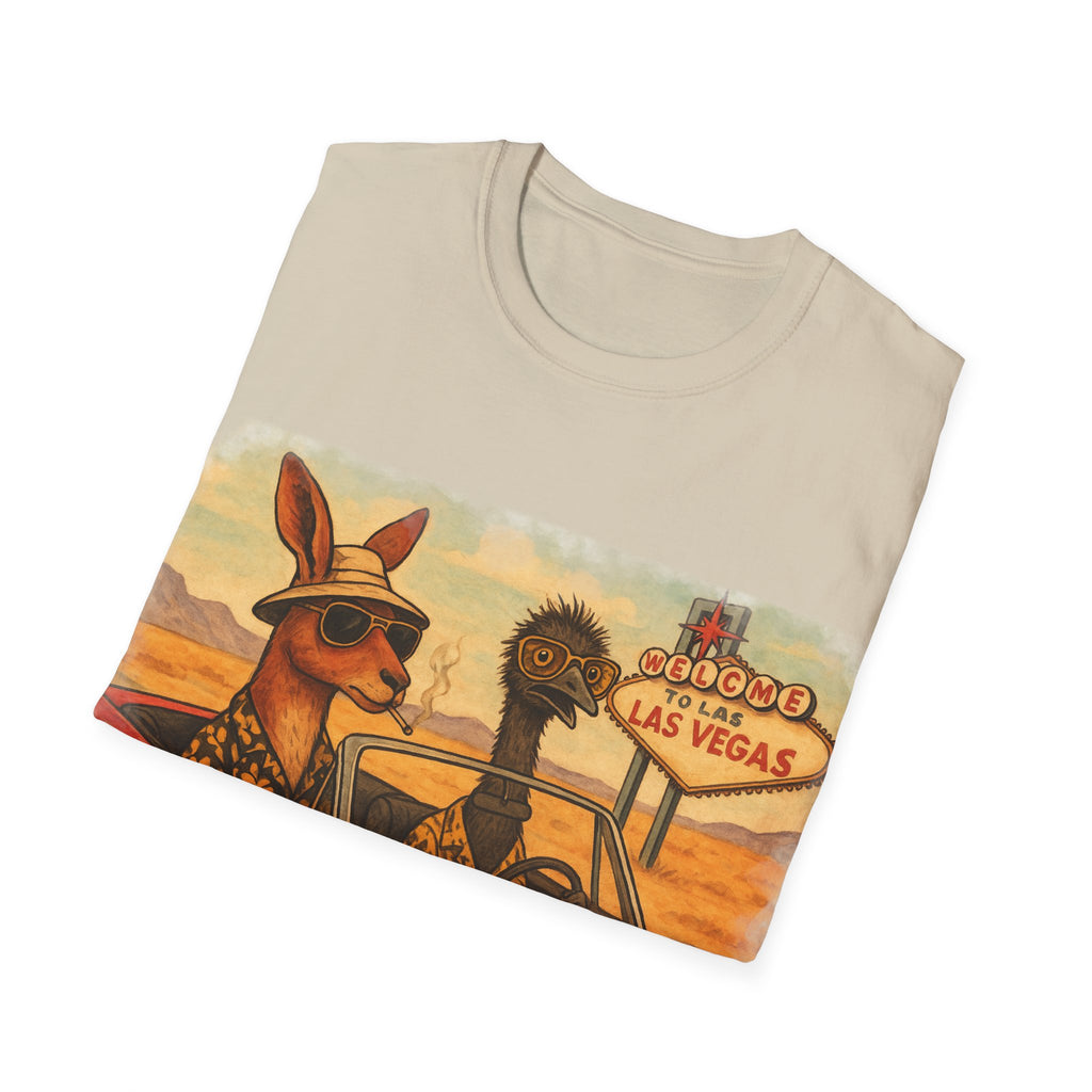Fear and Loathing T-Shirt  Aussie Style with Kangaroo and Emu