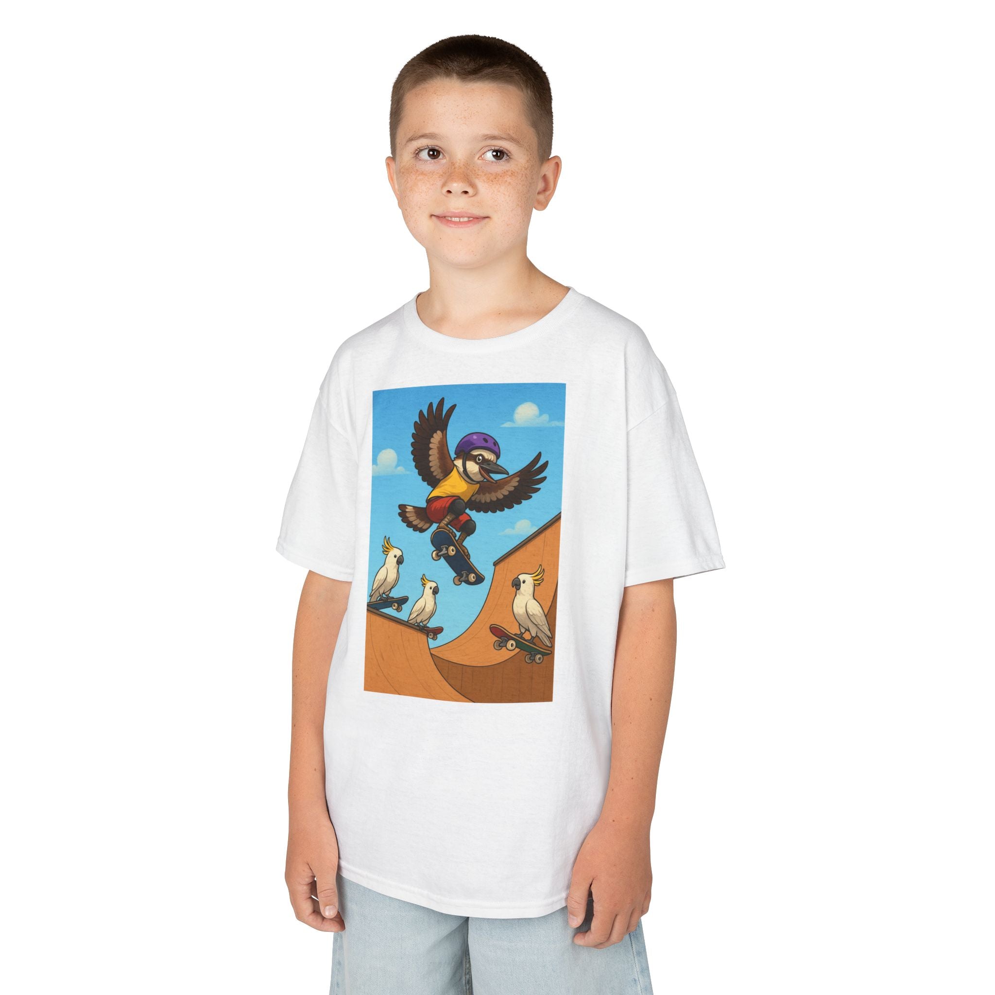 'Skating Kooka' - Kids T-shirt
