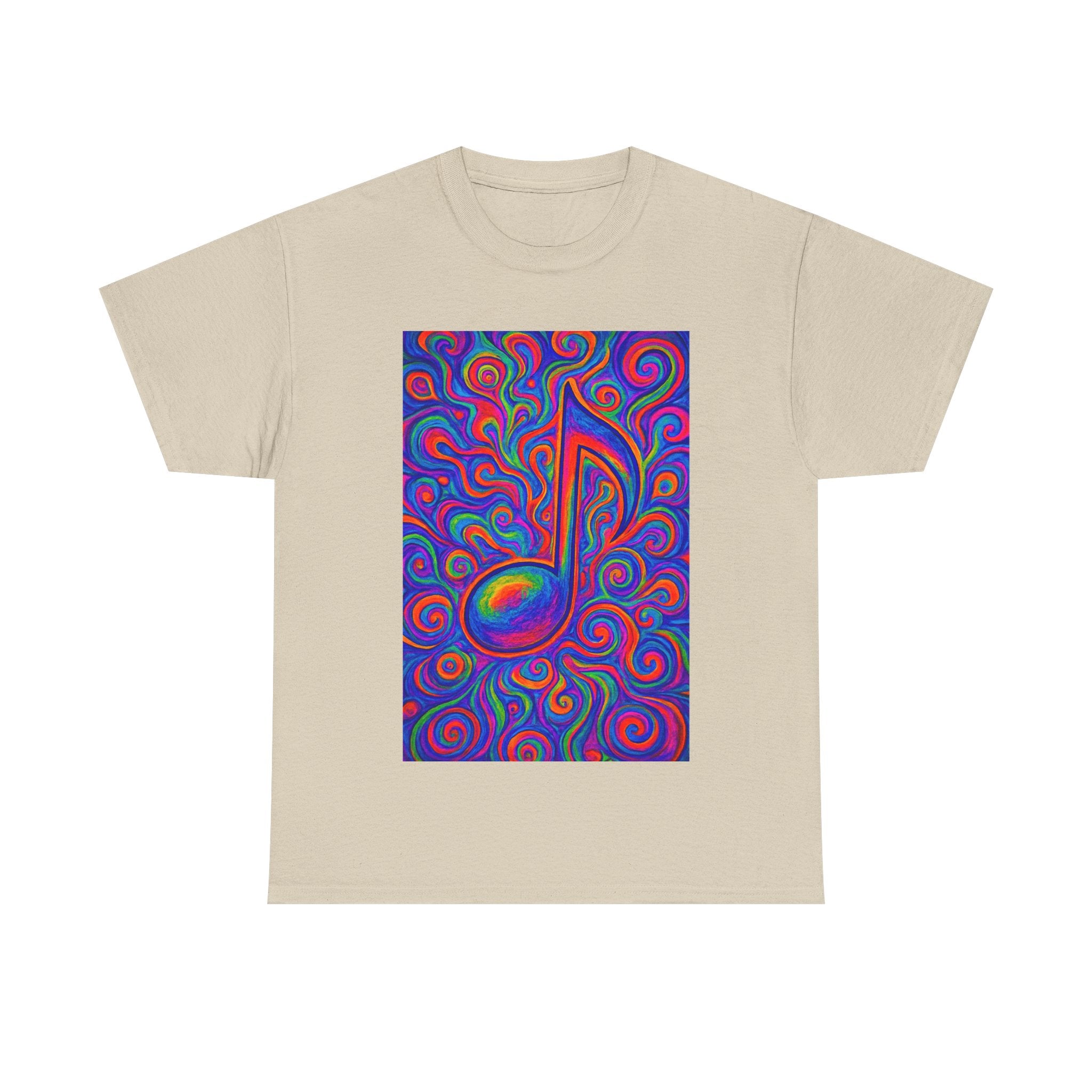 Psychedelic Music Note T-shirt