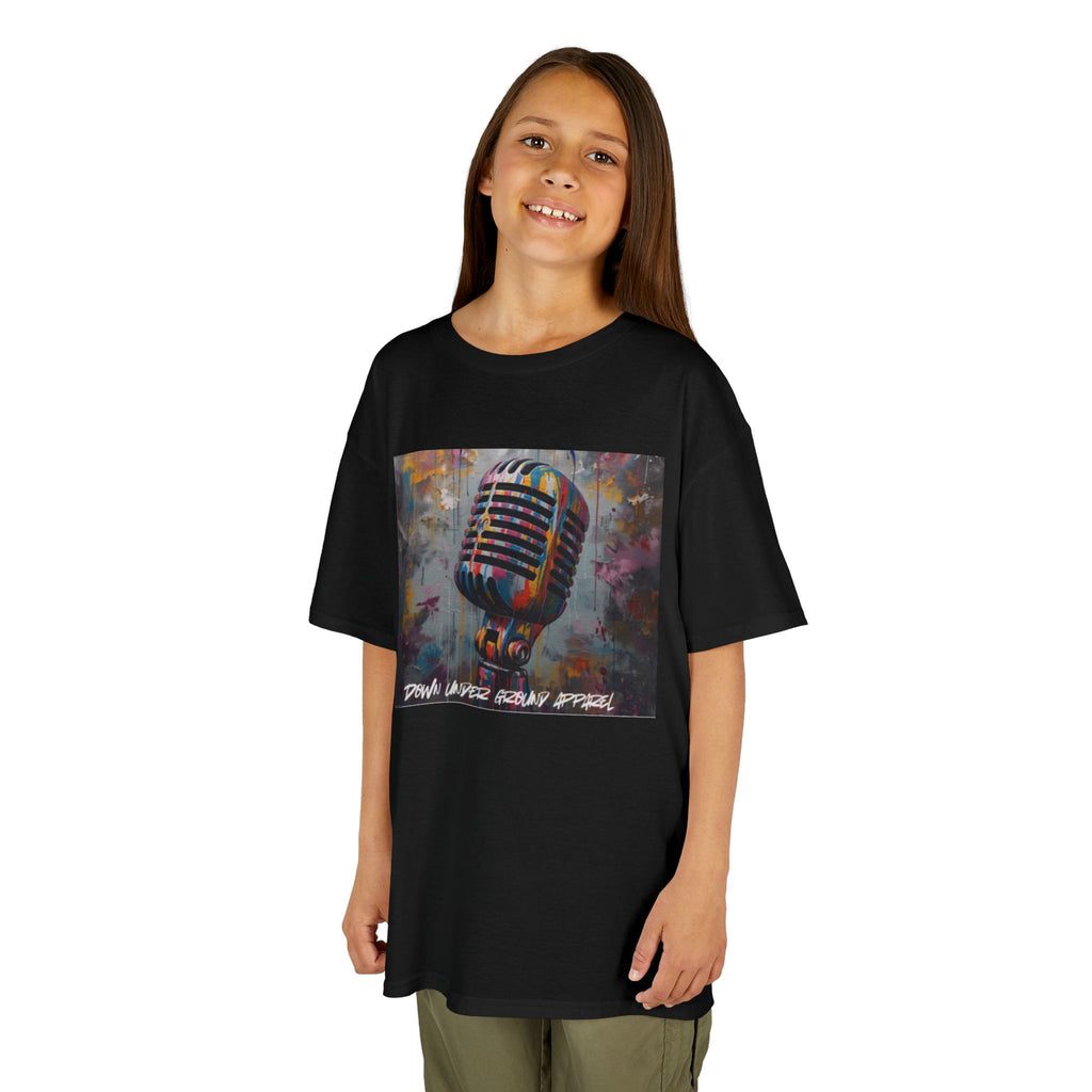 Colourful Microphone Kids T-shirt