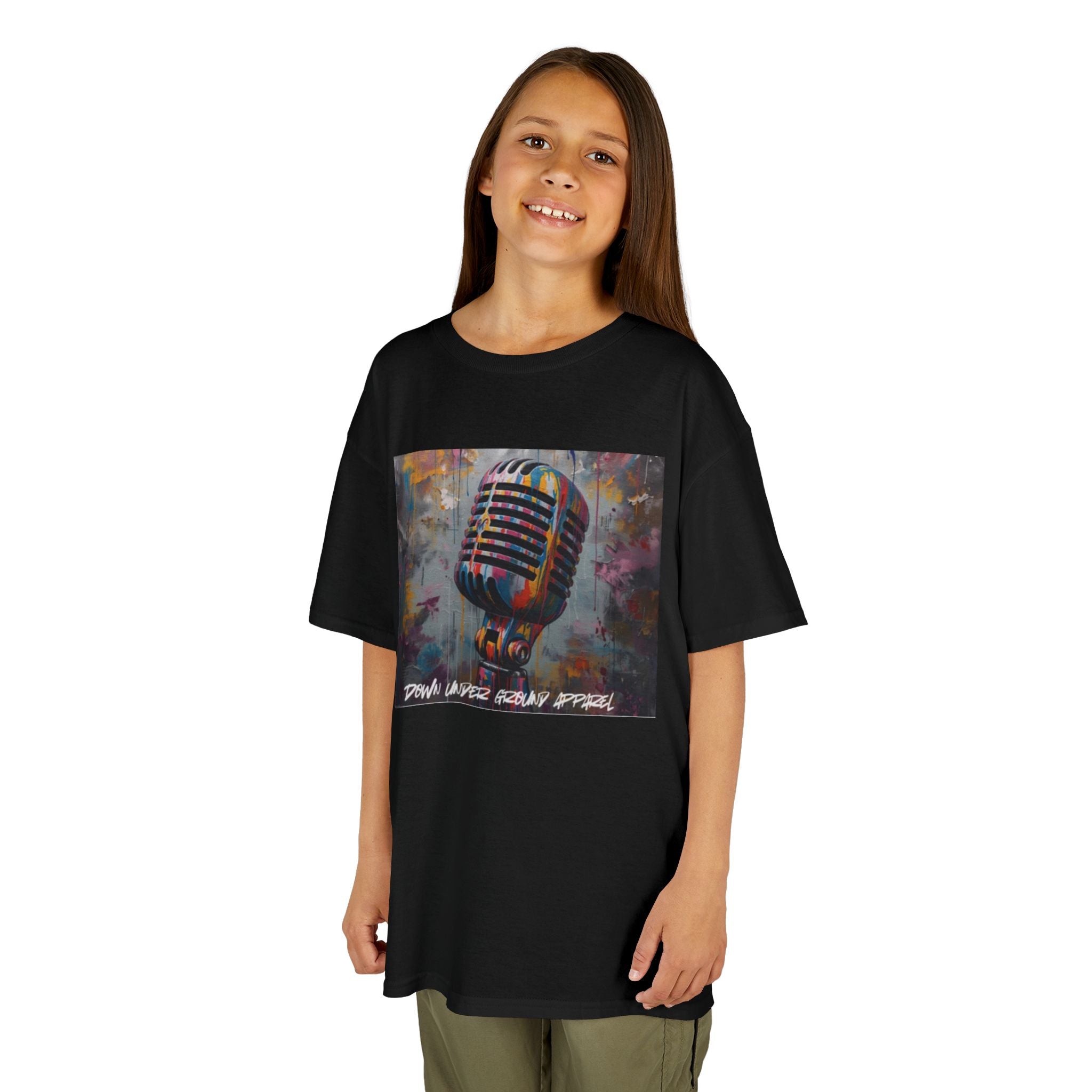 Colourful Microphone Kids T-shirt