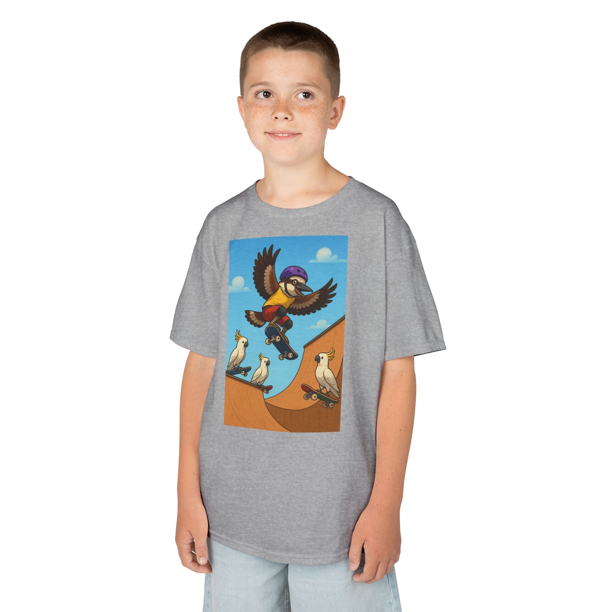 'Skating Kooka' - Kids T-shirt