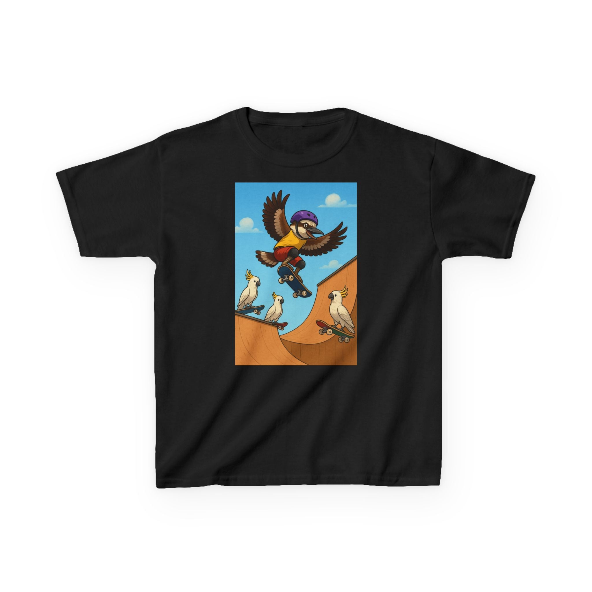 'Skating Kooka' - Kids T-shirt