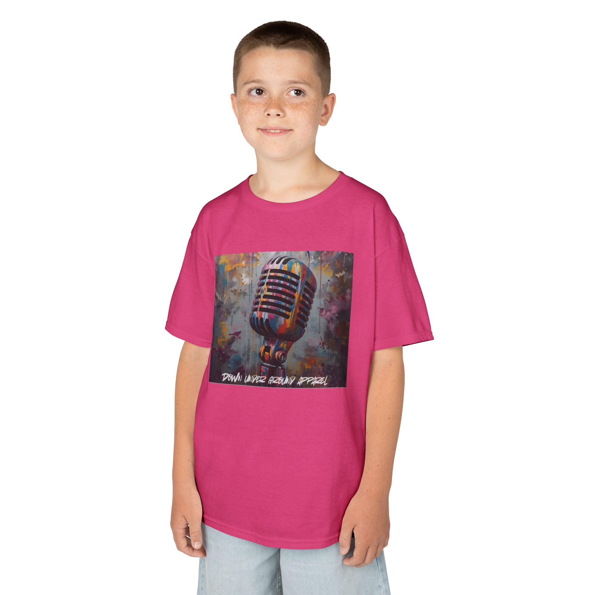 Colourful Microphone Kids T-shirt