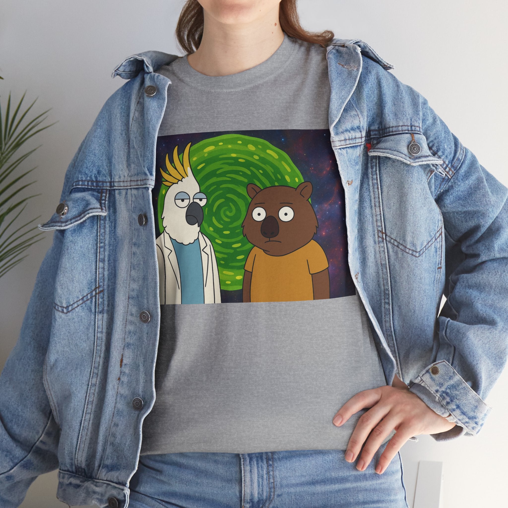 Interdimensional Cockatoo & Wombat T-shirt