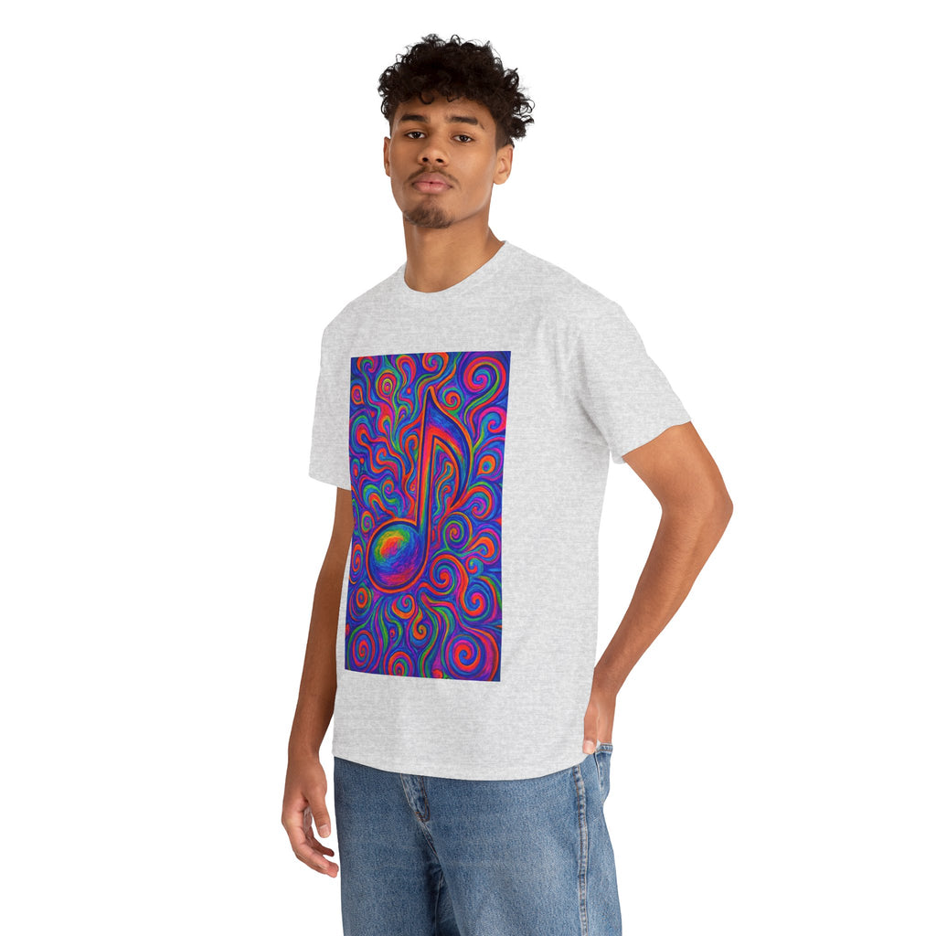 Psychedelic Music Note T-shirt