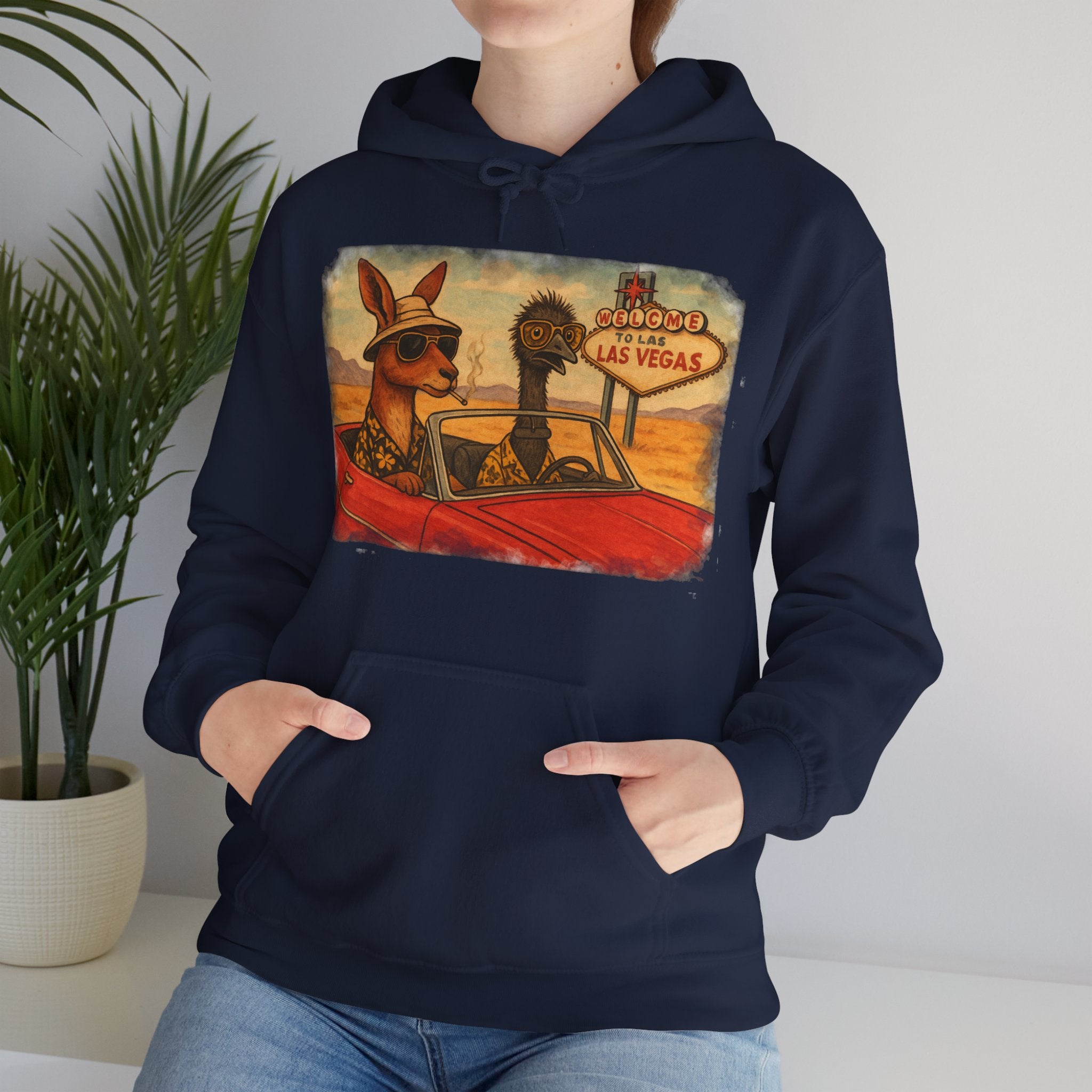 Fear and Loathing With Aussie Animals Hoodie