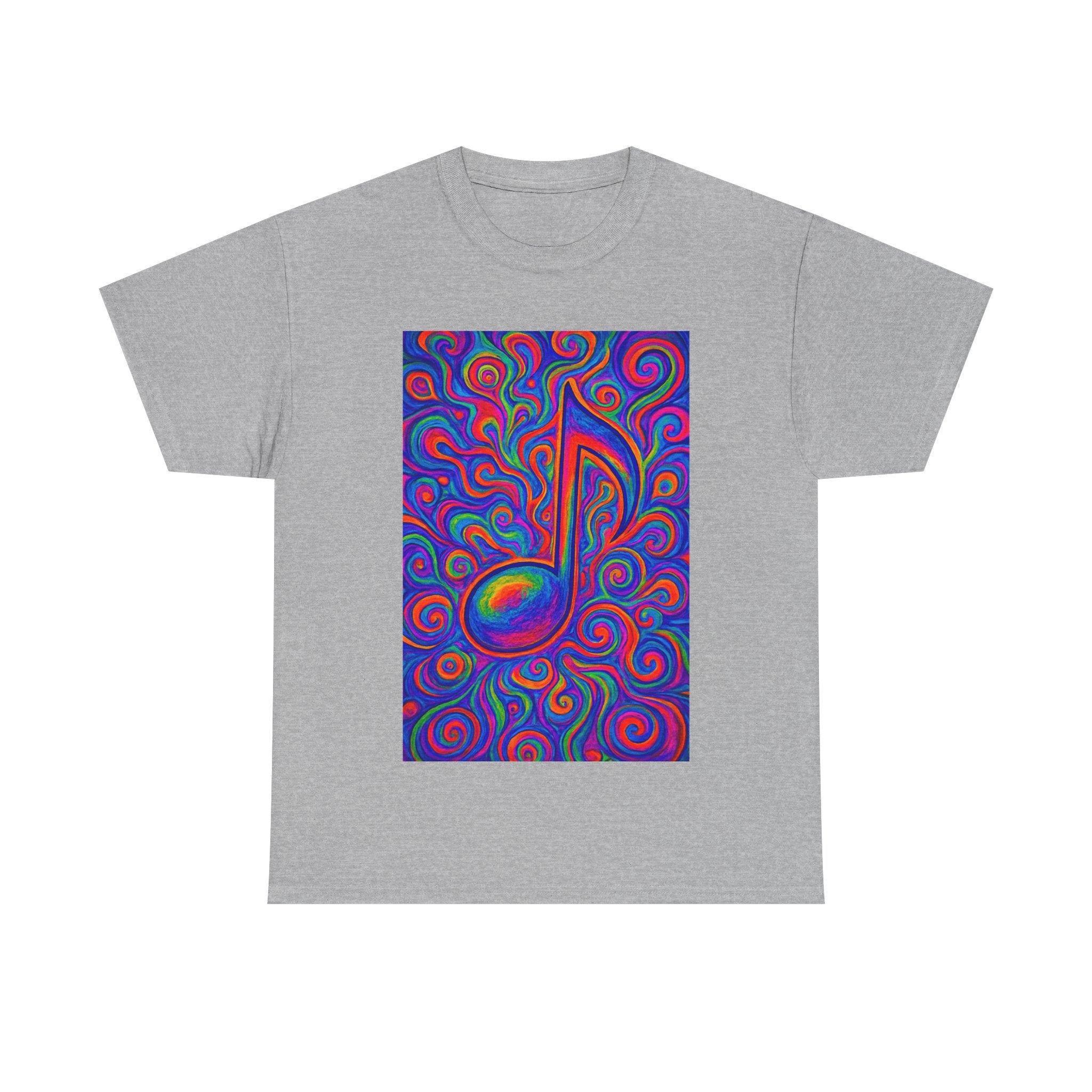 Psychedelic Music Note T-shirt
