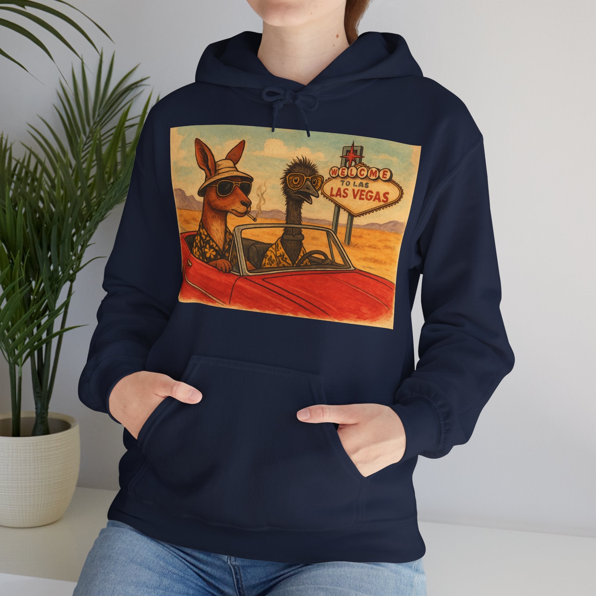 Fear and Loathing With Aussie Animals Hoodie