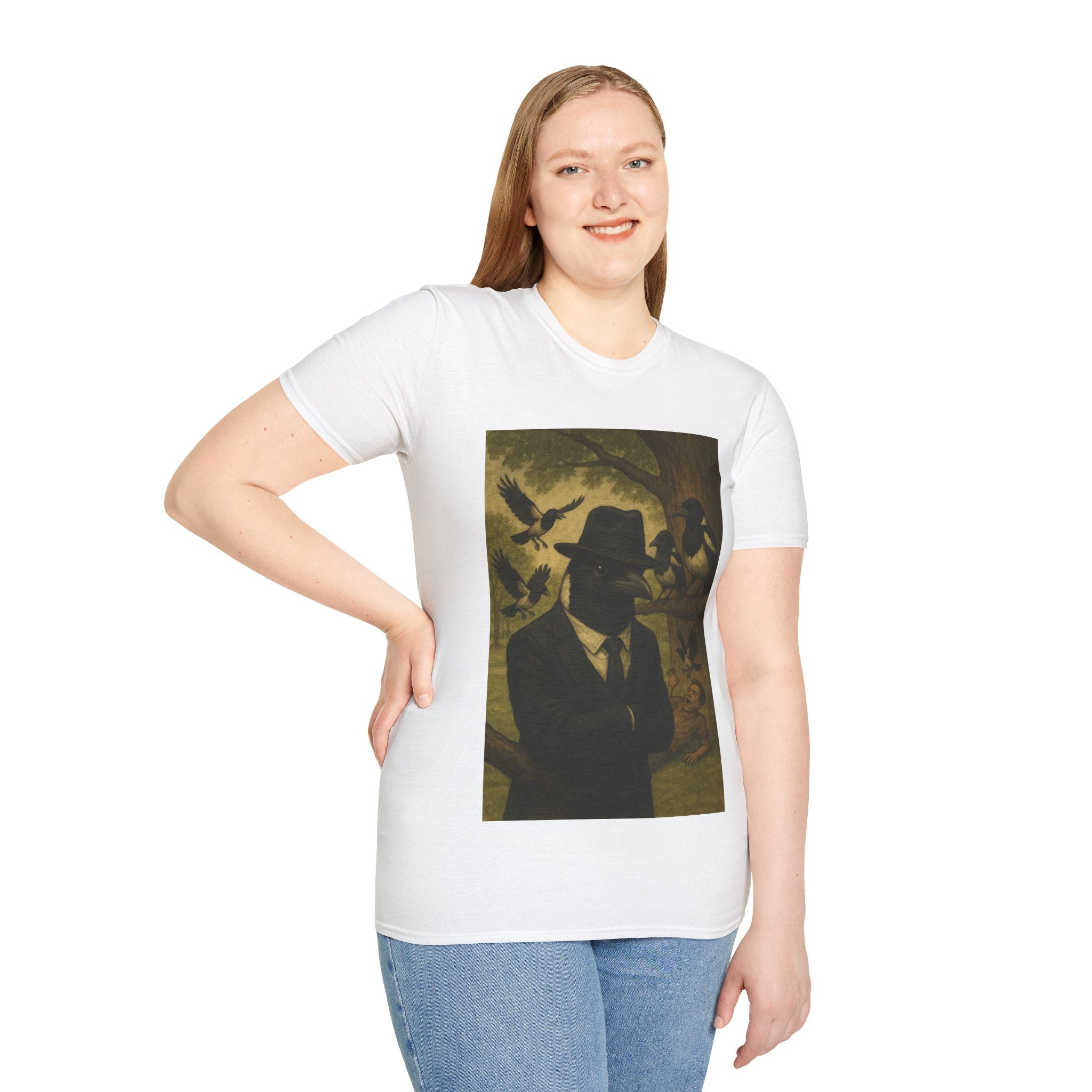 Mafia Magpie T‑Shirt — 'Swooping Season'