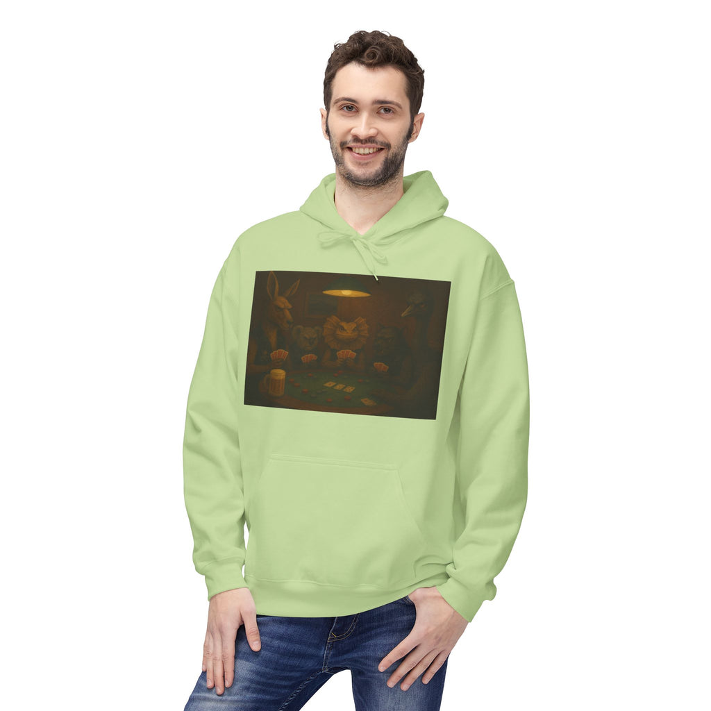 Australian Animals Playing Poker Hoodie
