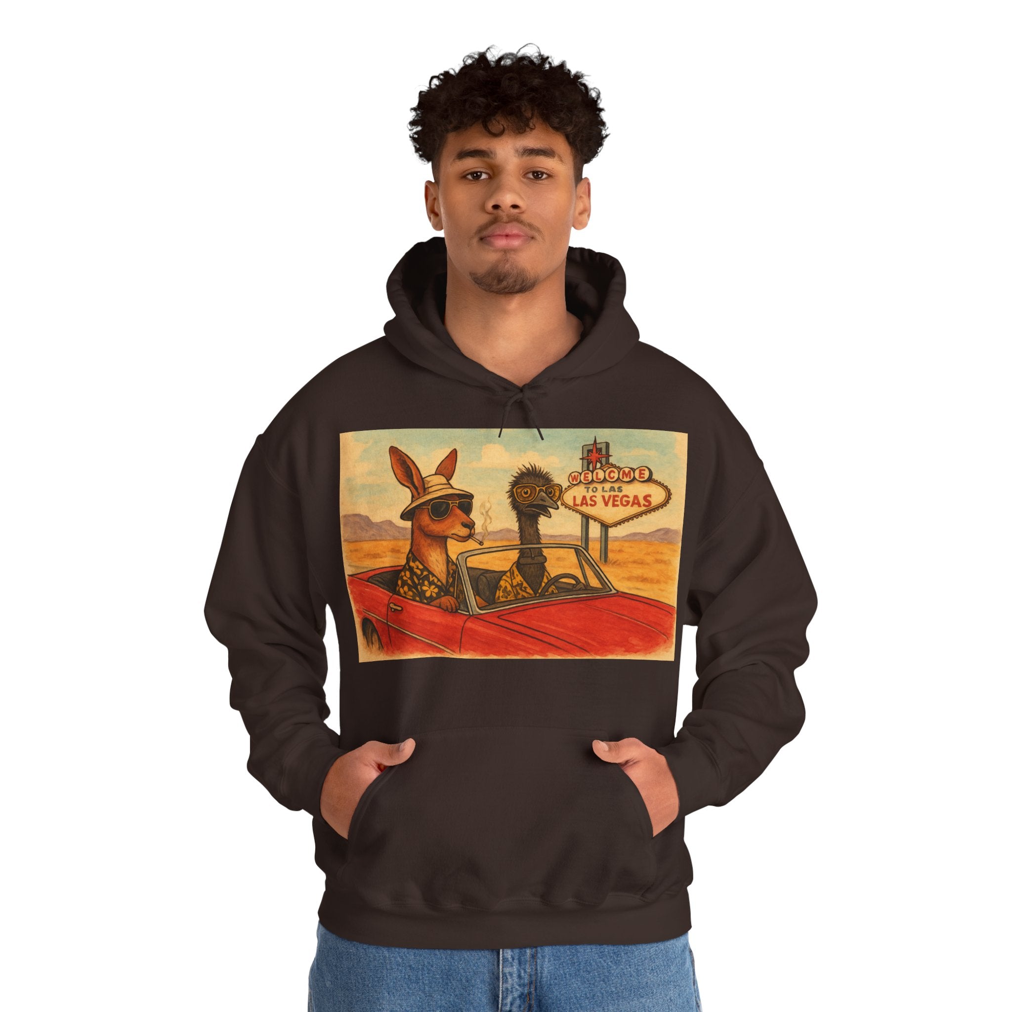 Fear and Loathing With Aussie Animals Hoodie