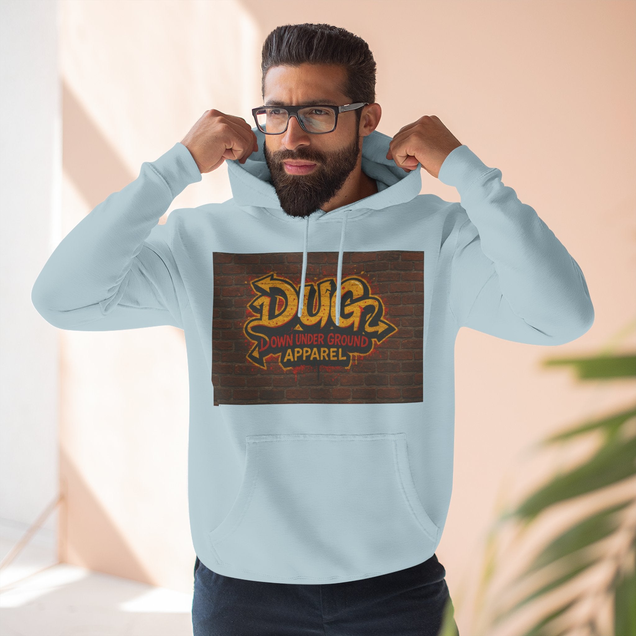 Down Under Ground Graffiti Hip Hop Hoodie