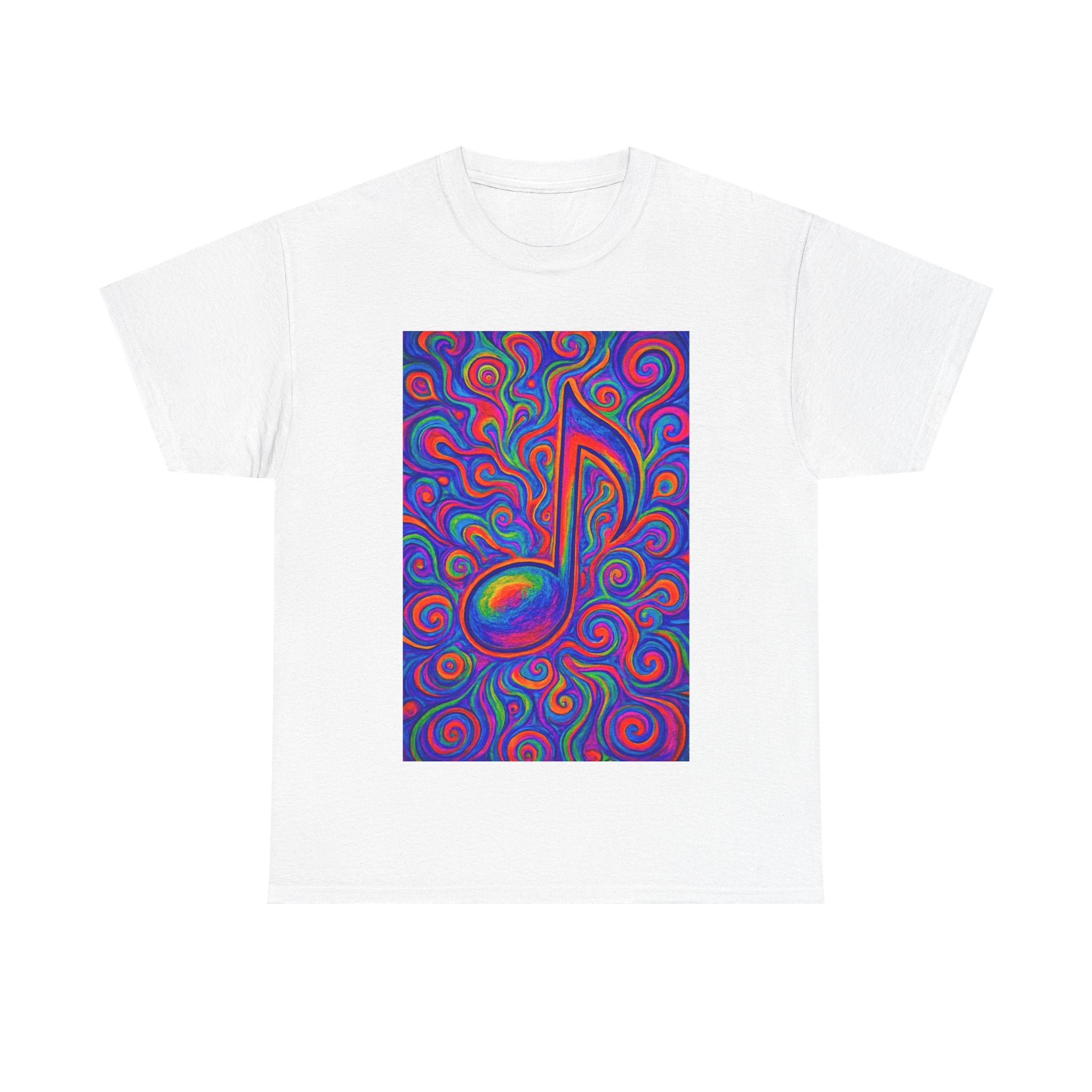 Psychedelic Music Note T-shirt