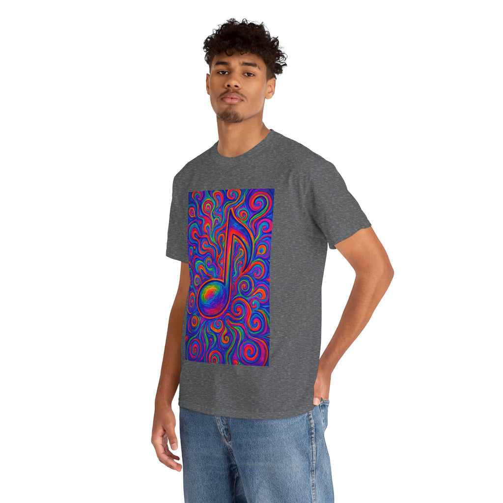 Psychedelic Music Note T-shirt