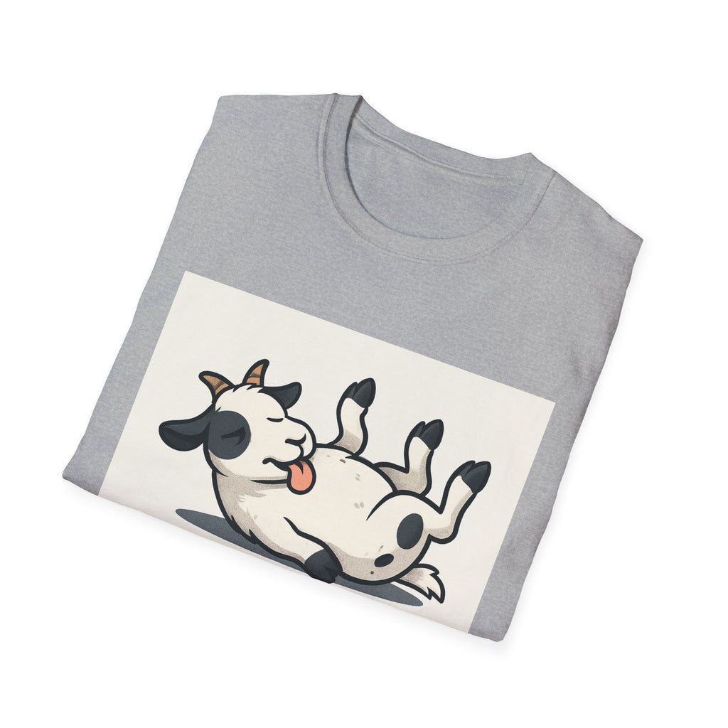 Graphic Unisex T-Shirt - 'I Hate Mondays' Lazy Cow Design